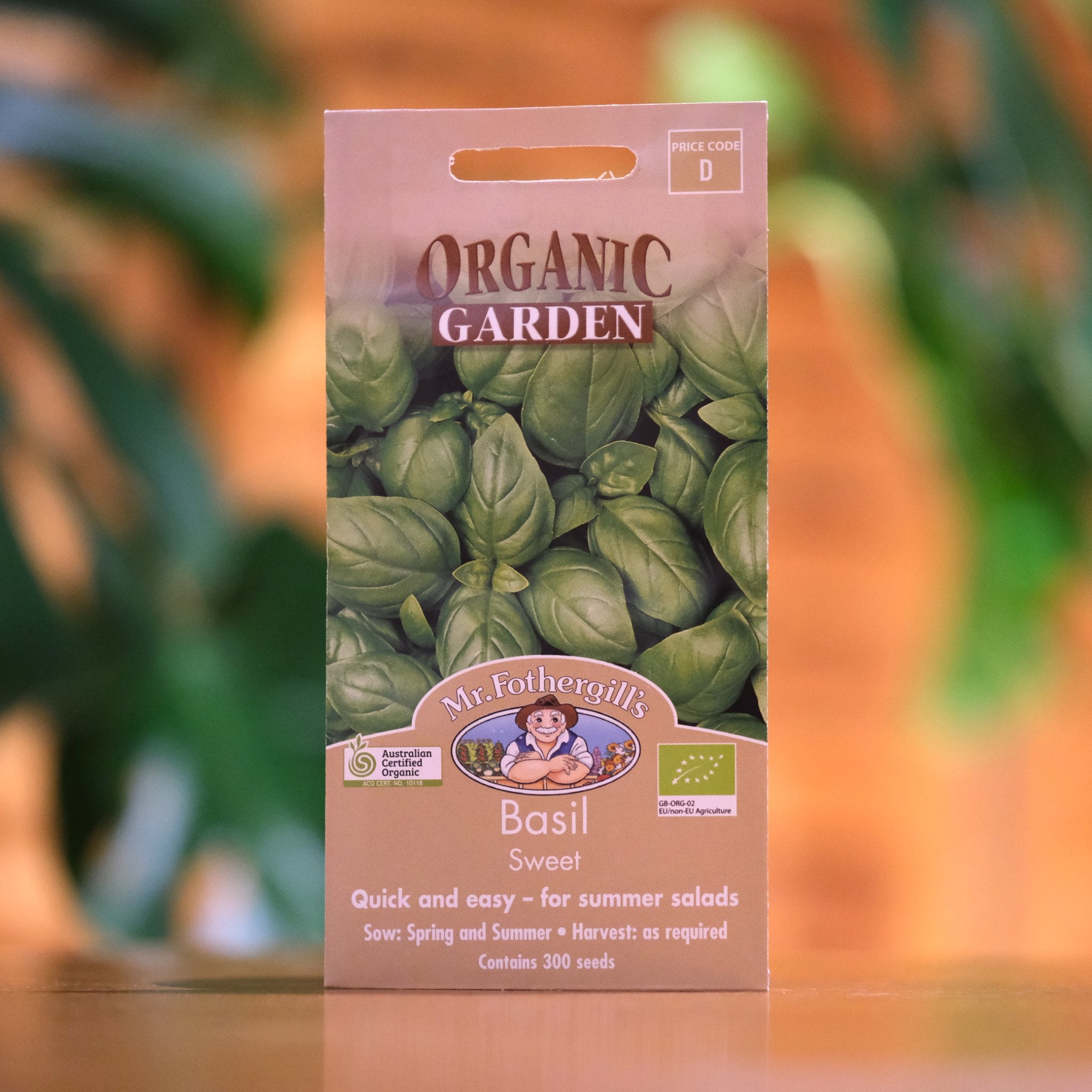 Basil Sweet Organic Seeds