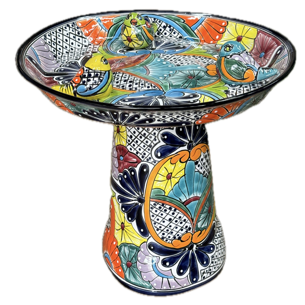 Talavera Bird Bath