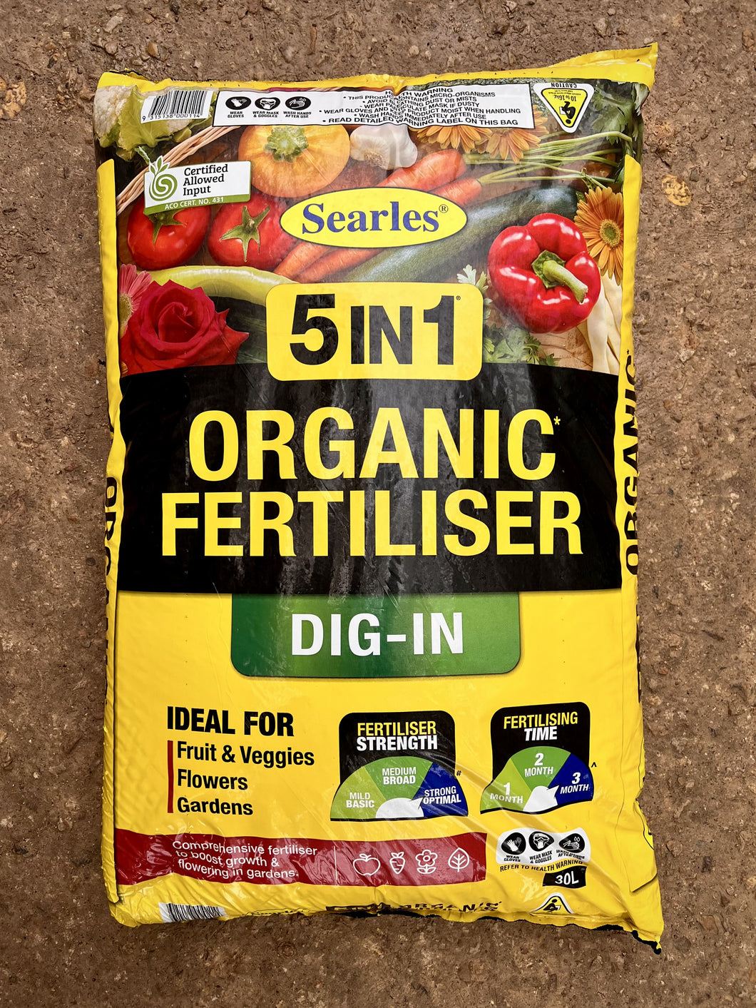 5 in 1 Organic Fertiliser Dig-In  30L