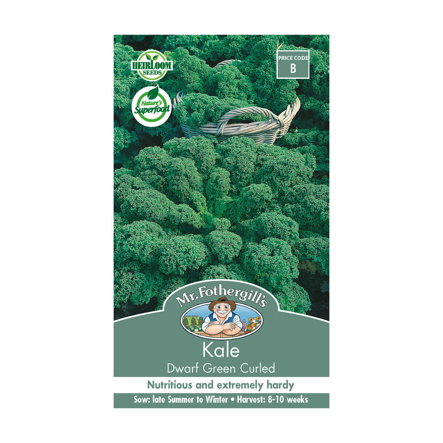 Kale 'Dwarf Green Curled' seeds