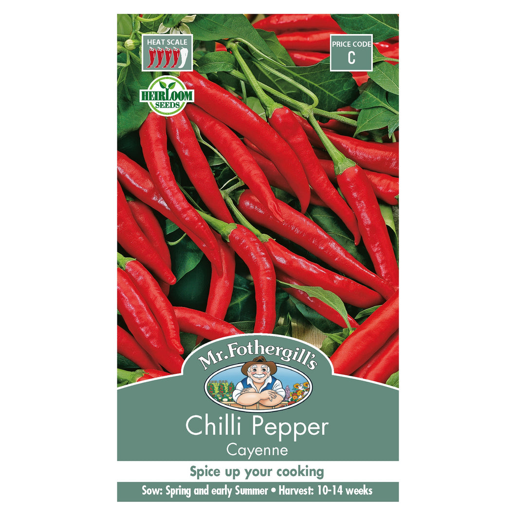 Chilli Pepper ‘Cayenne’ seeds