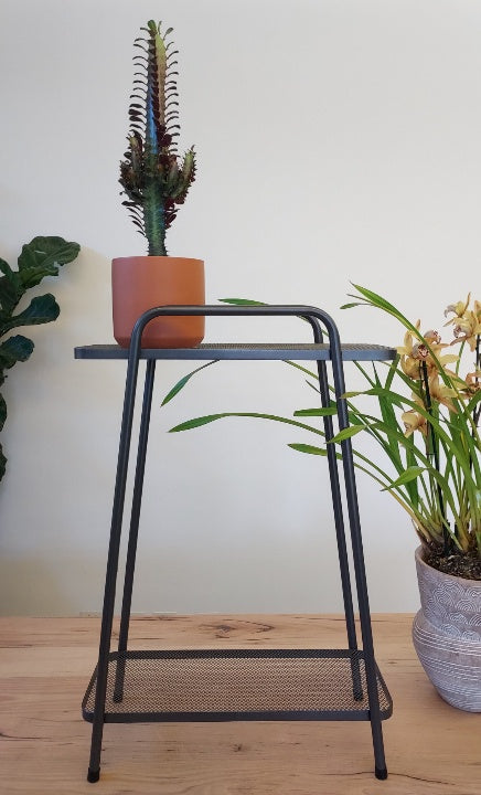 Modern Plant Stand - 2 Shelf Tall