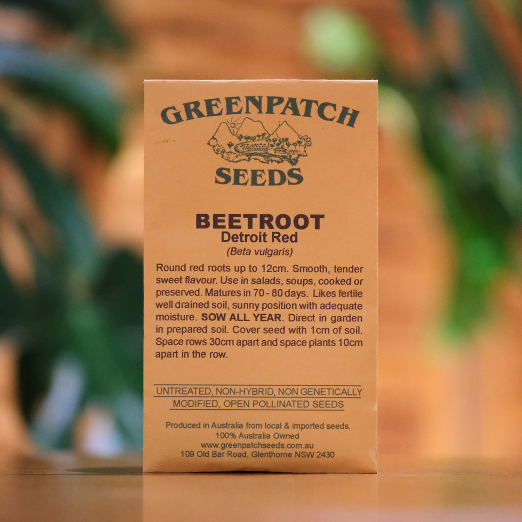 Beetroot 'Detroit Red' Greenpatch Seeds
