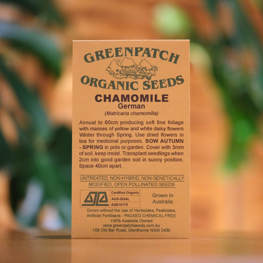 Chamomile 'German' Greenpatch Seeds