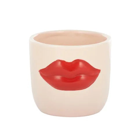 Lips Ceramic Pot