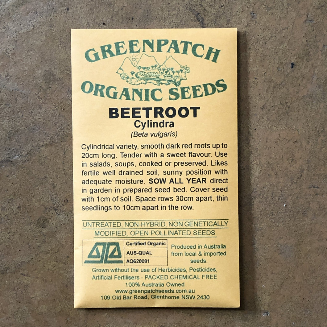 Beetroot 'Cylindra' - Greenpatch Seeds