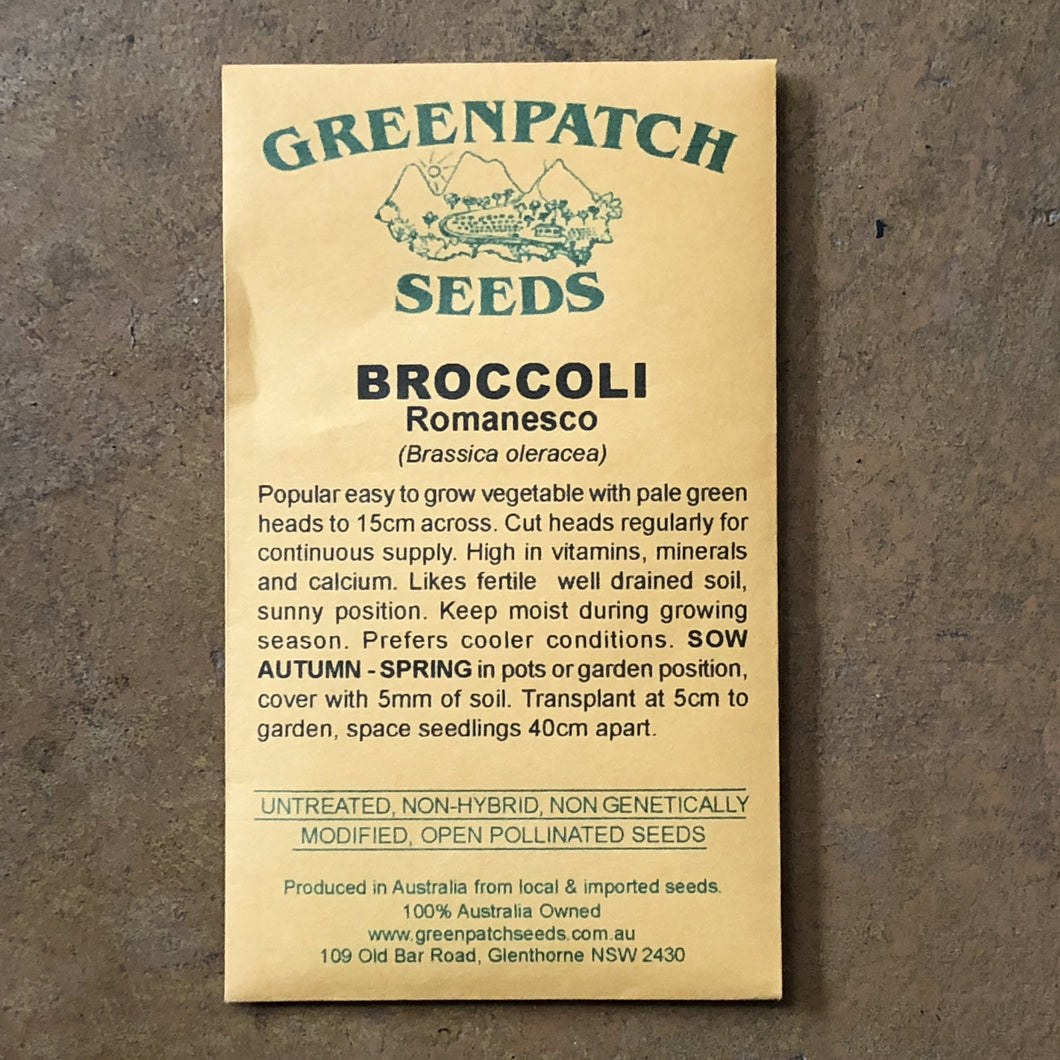 Broccoli 'Romanesco' - Greenpatch Seeds
