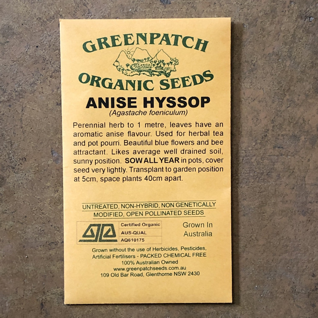 Anise Hyssop - Greenpatch Seeds