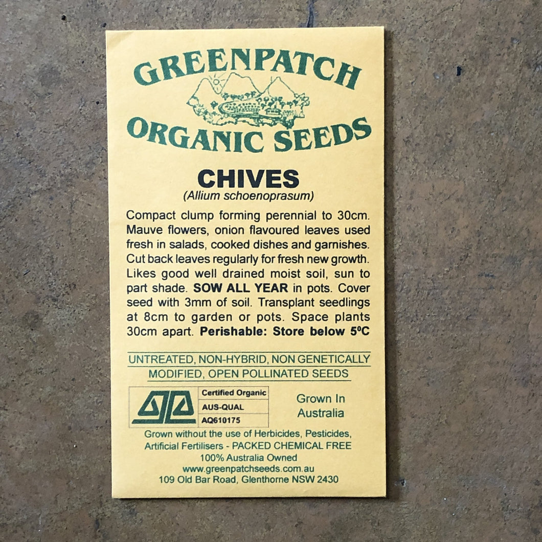 Chives Greenpatch Seeds