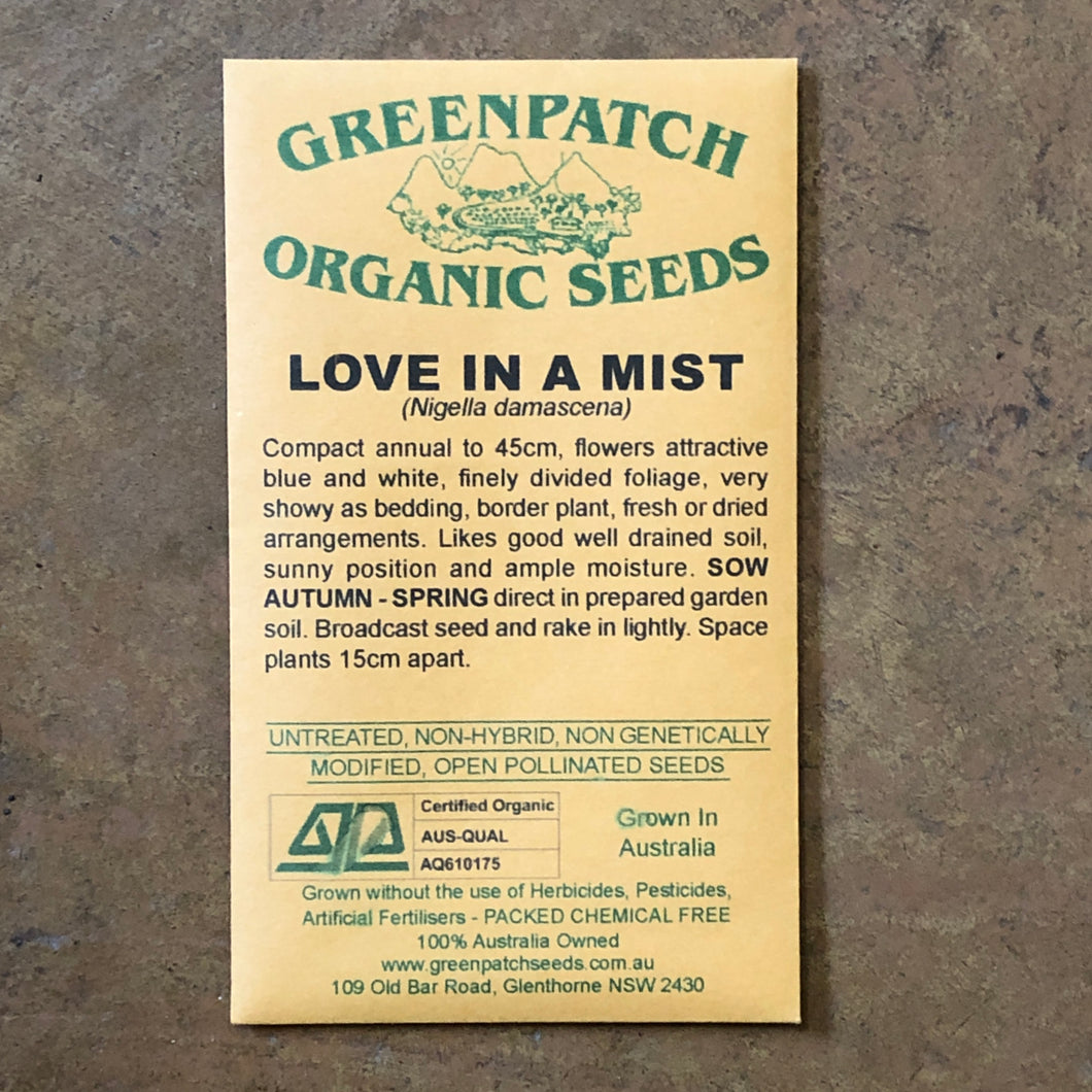 Nigella 'Love in a Mist' Greenpatch Seeds