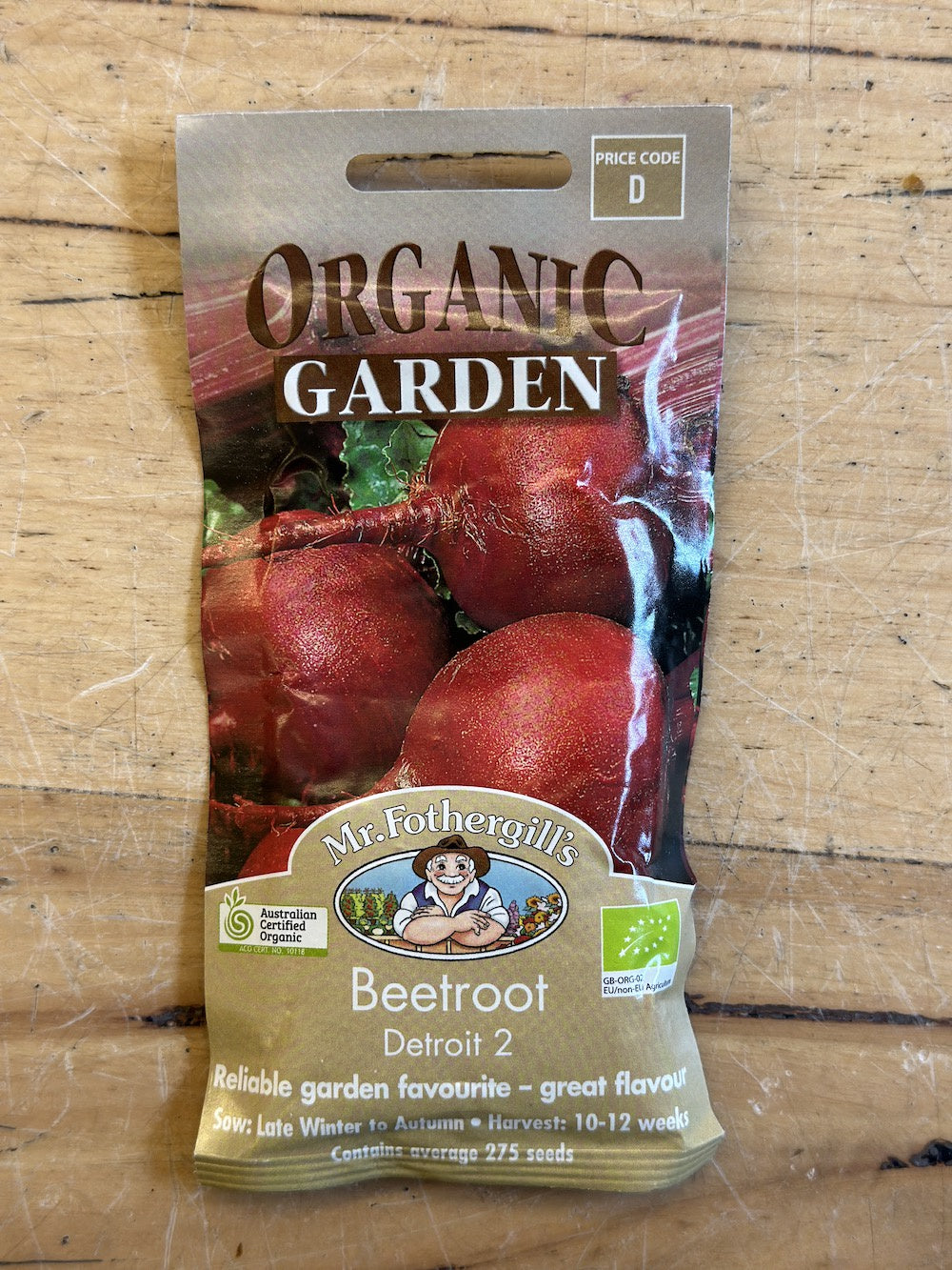 Beetroot 'Detroit' Organic Seeds