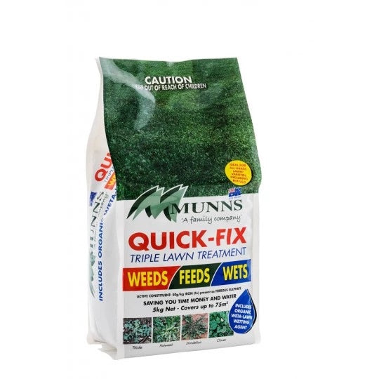 Munns Quick-Fix Triple Lawn Treatment