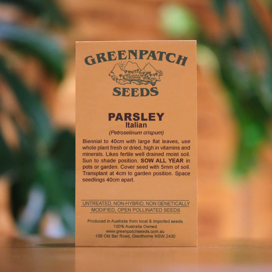Parsley 'Italian' Greenpatch Seeds