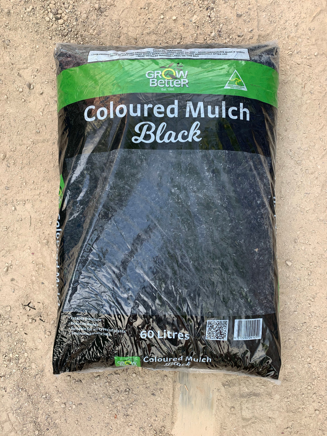 Coloured Black Mulch