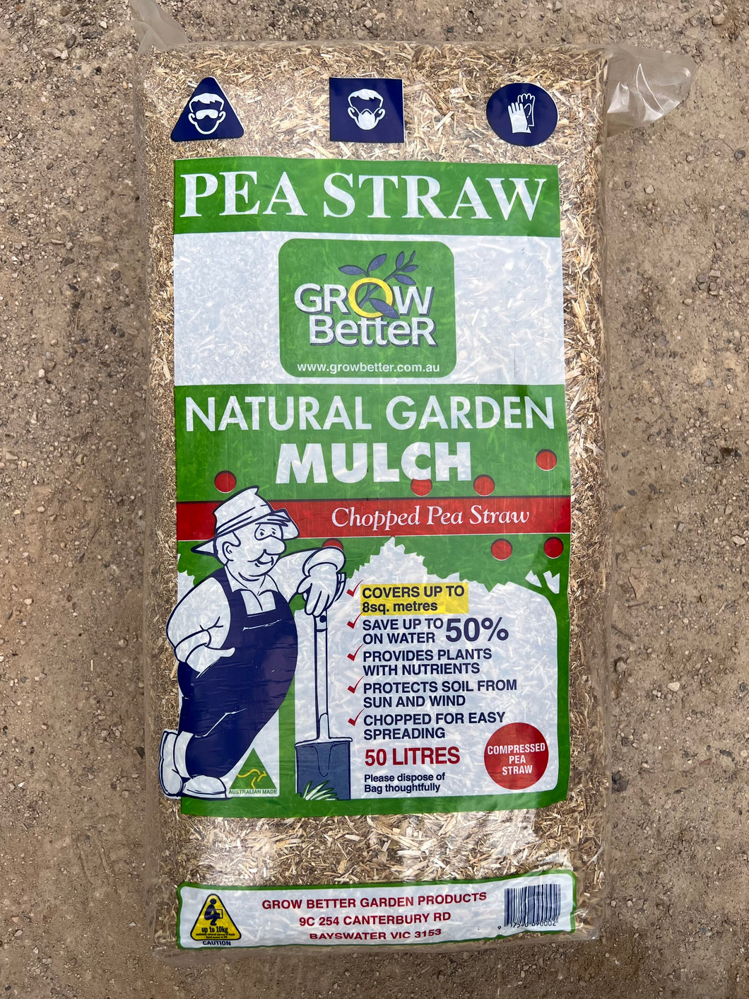 Pea Straw Mulch